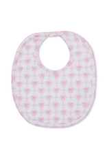 Kissy Kissy Windowpane Bows PRT Bib