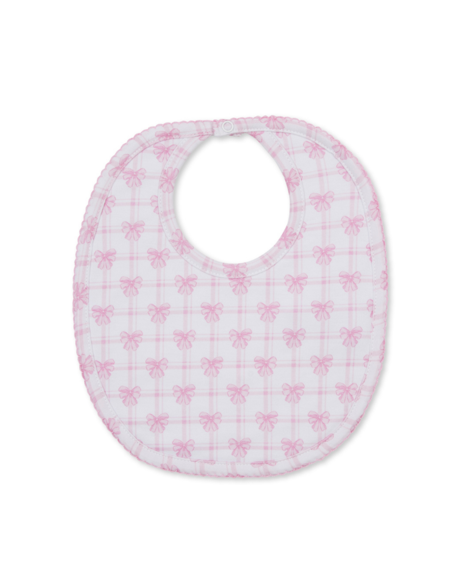 Kissy Kissy Windowpane Bows PRT Bib