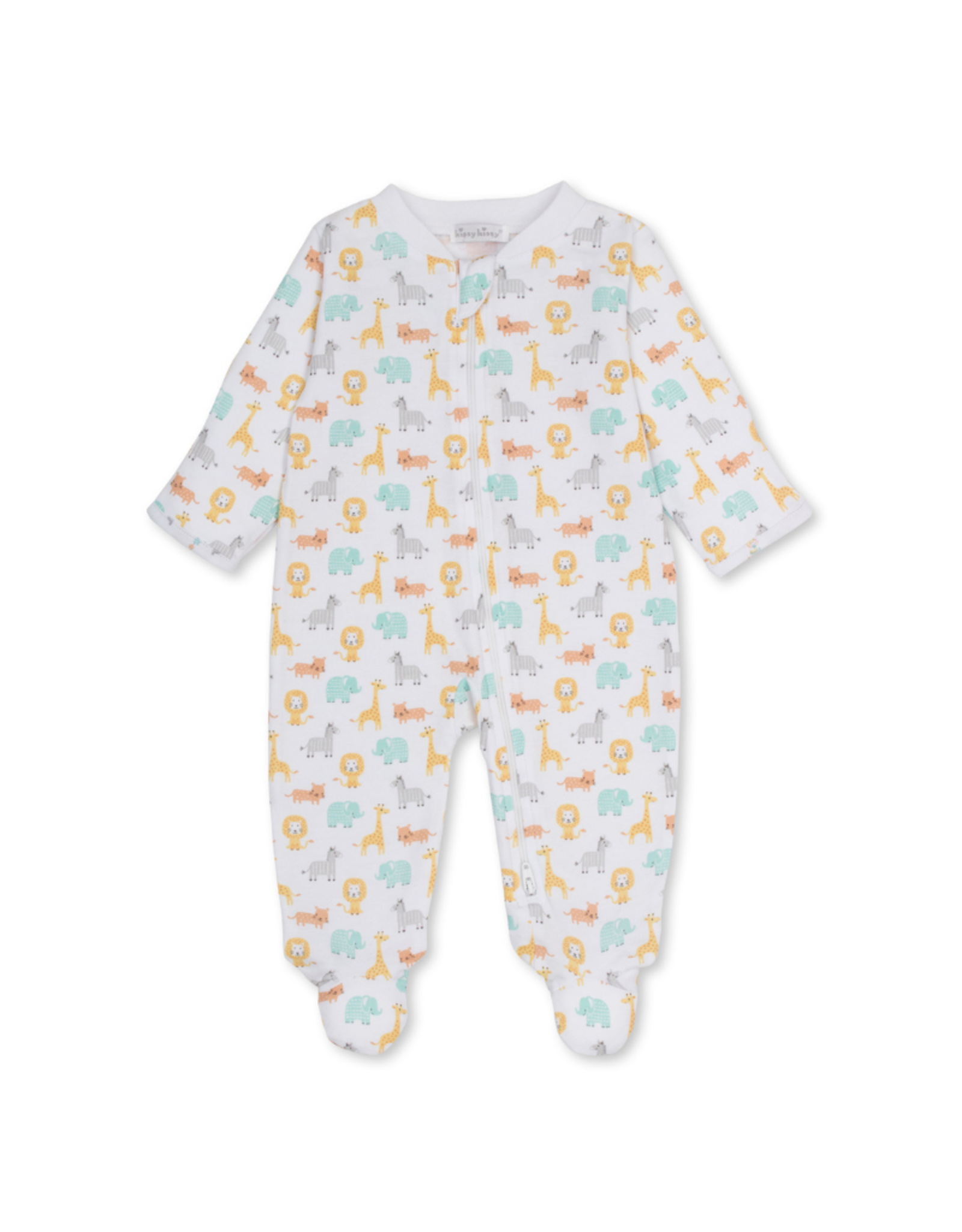 Kissy Kissy Baby Jungle Crew PRT Zip Footie