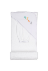 Kissy Kissy Baby Jungle Crew Hooded Towel w/ Mitt Set