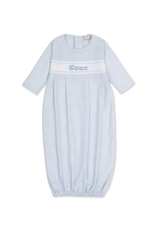 Kissy Kissy Classic Treasures Train Sack, Lt Blue Stripe