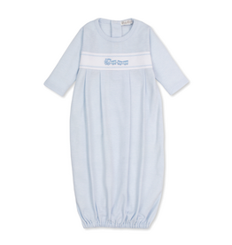 Kissy Kissy Classic Treasures Train Sack, Lt Blue Stripe