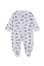 Kissy Kissy Footie with Zip PRT, Toot Toot