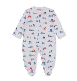 Kissy Kissy Footie with Zip PRT, Toot Toot
