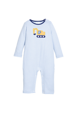 Little English Applique Romper-Excavator