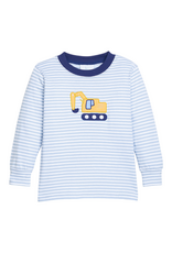 Little English Applique T-Shirt-Excavator