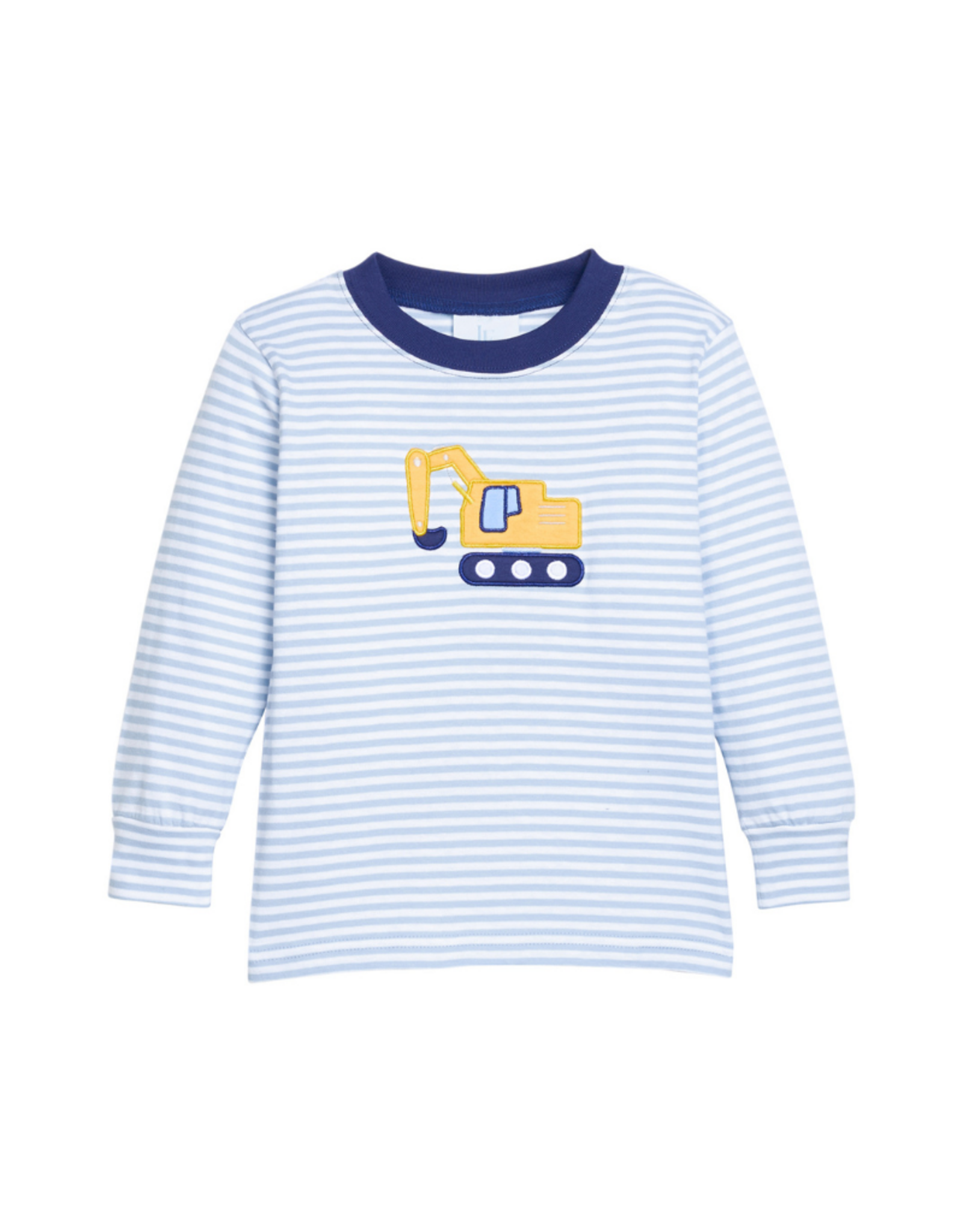 Little English Applique T-Shirt-Excavator