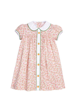 Little English Ruffled Sally Dress, Pumpkins
