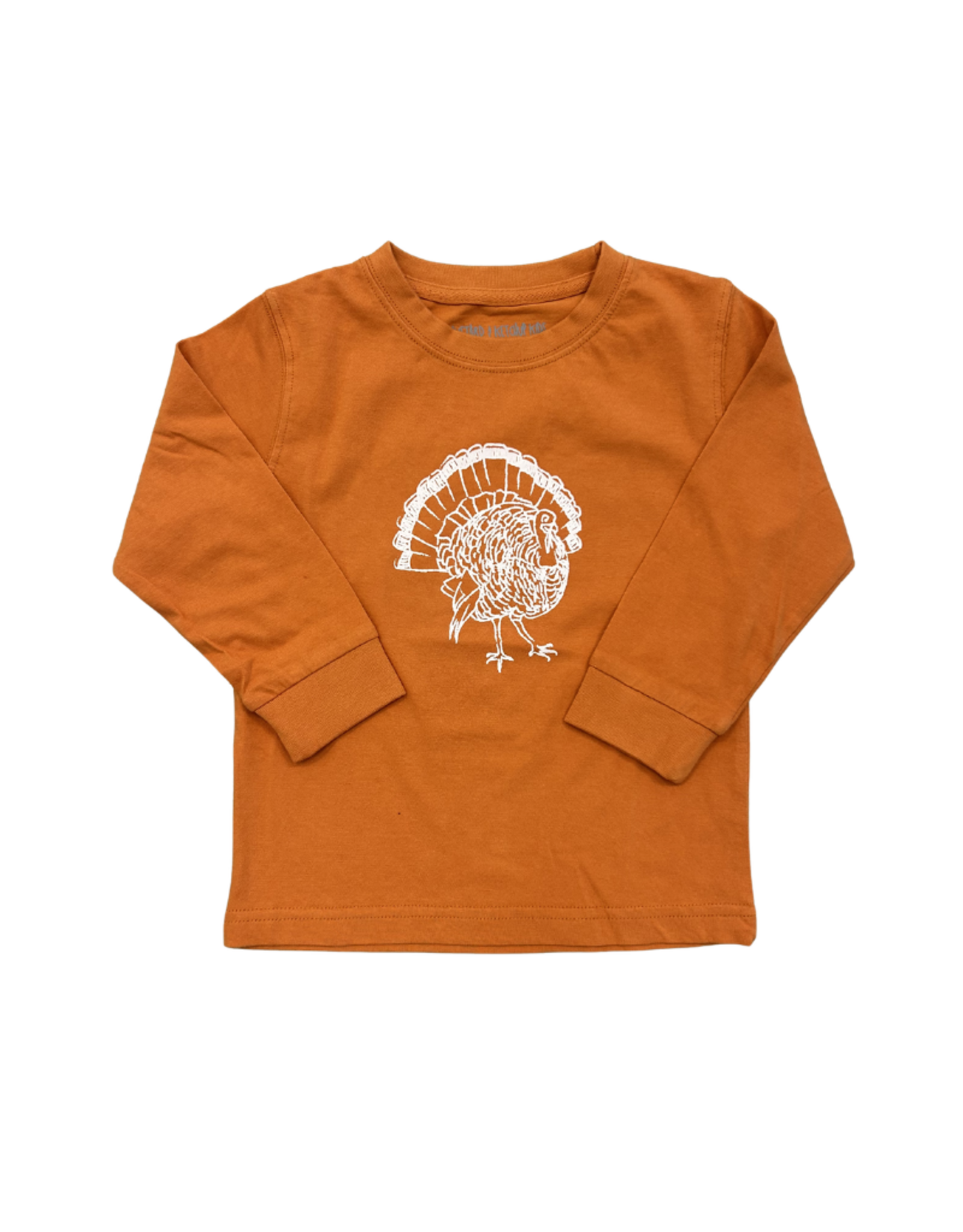 Mustard & Ketchup Burnt Orange Turkey LS T-Shirt