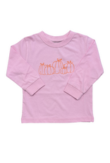 Mustard & Ketchup Pink Pumpkin Patch LS T-Shirt