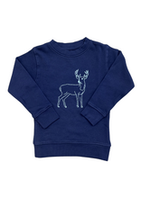 Mustard & Ketchup 26 Deer Washed Denim Sweatshirt