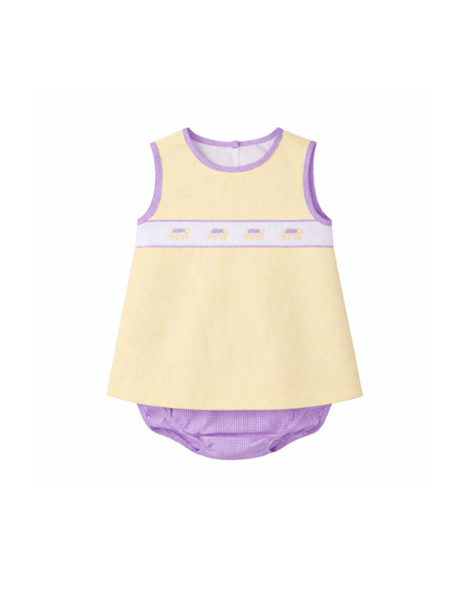 Krewe Kids Ladd Diaper Set, Yellow Tiger Stripe