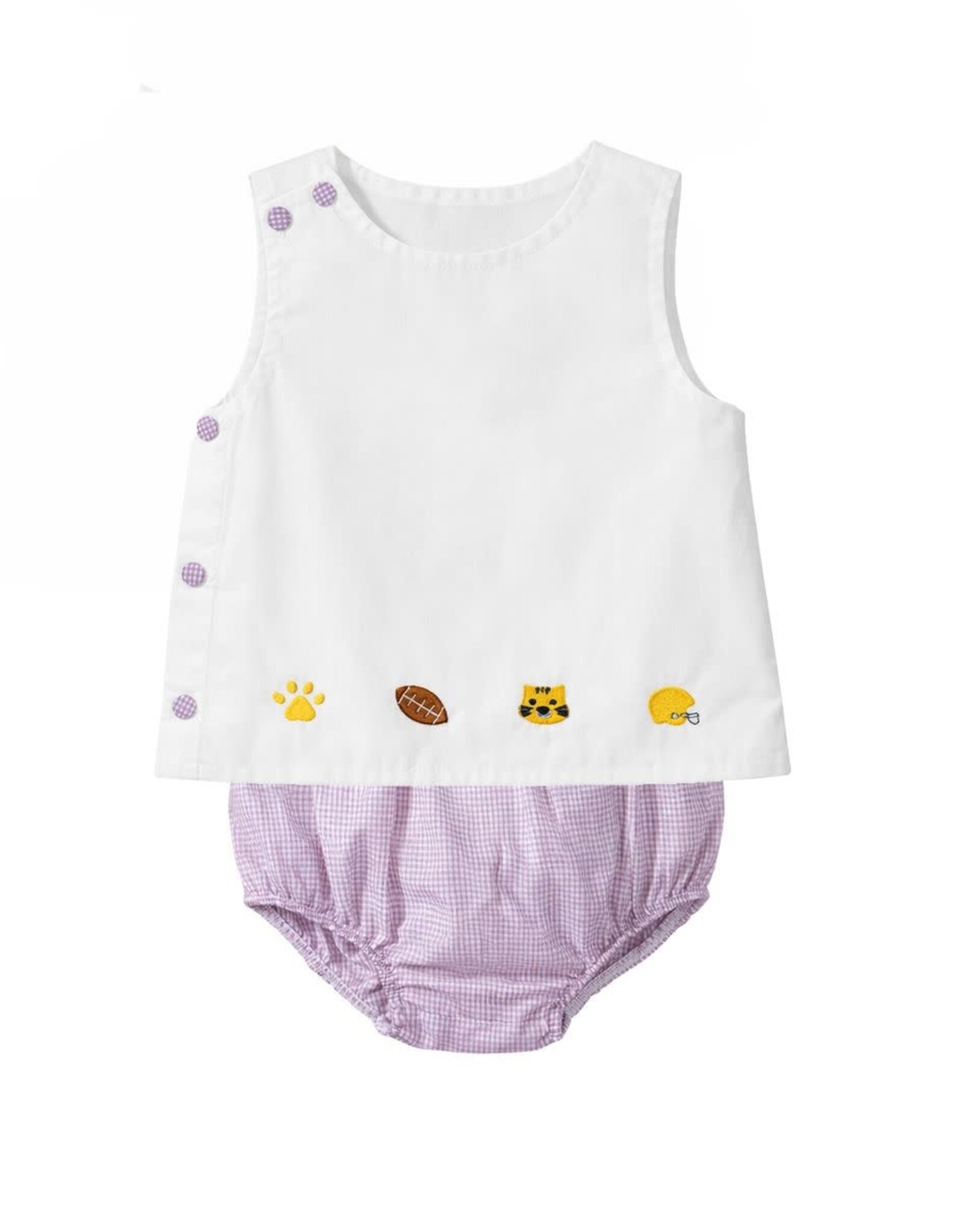 Krewe Kids Liam Diaper Set, Purple Tigers