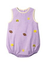 Krewe Kids Luca Bubble, All Over Embroidery Purple Tigers