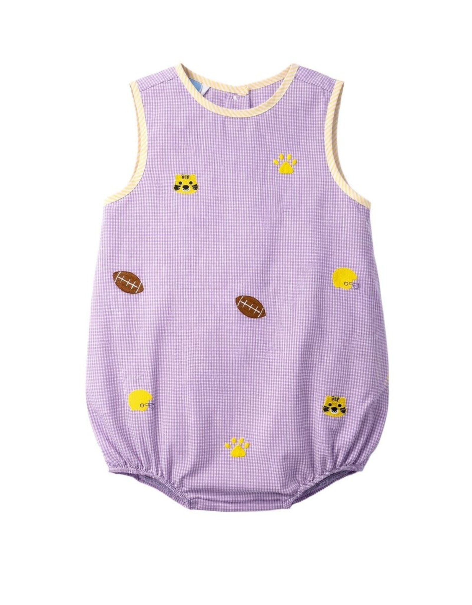Krewe Kids Luca Bubble, All Over Embroidery Purple Tigers