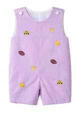 Krewe Kids Elliott Jon Jon, All Over Embroidery Purple Tigers