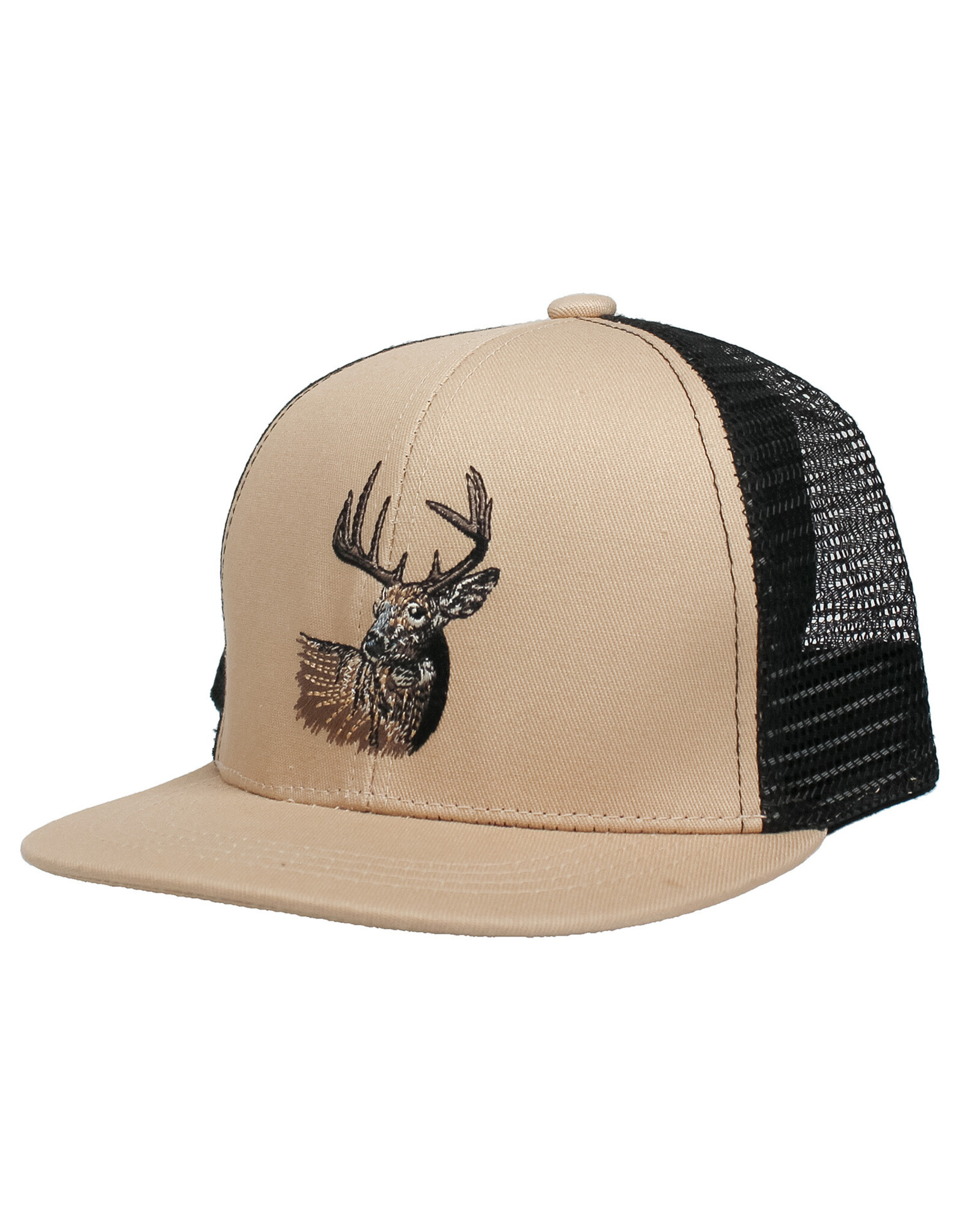 Properly Tied Boys Trucker Hat, Buck