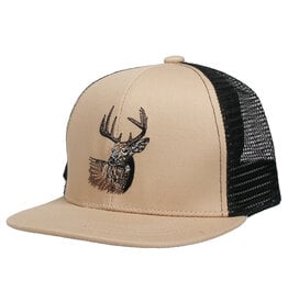 Properly Tied Boys Trucker Hat, Buck