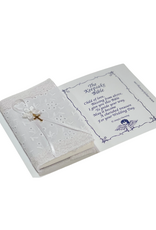 White Eyelet Keepsake Baby Bible