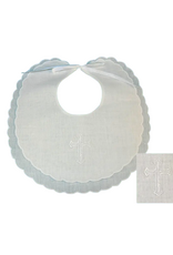 Linen/Cotten Bib w/ Cross