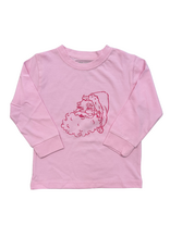 Mustard & Ketchup Light Pink Santa LS T-Shirt