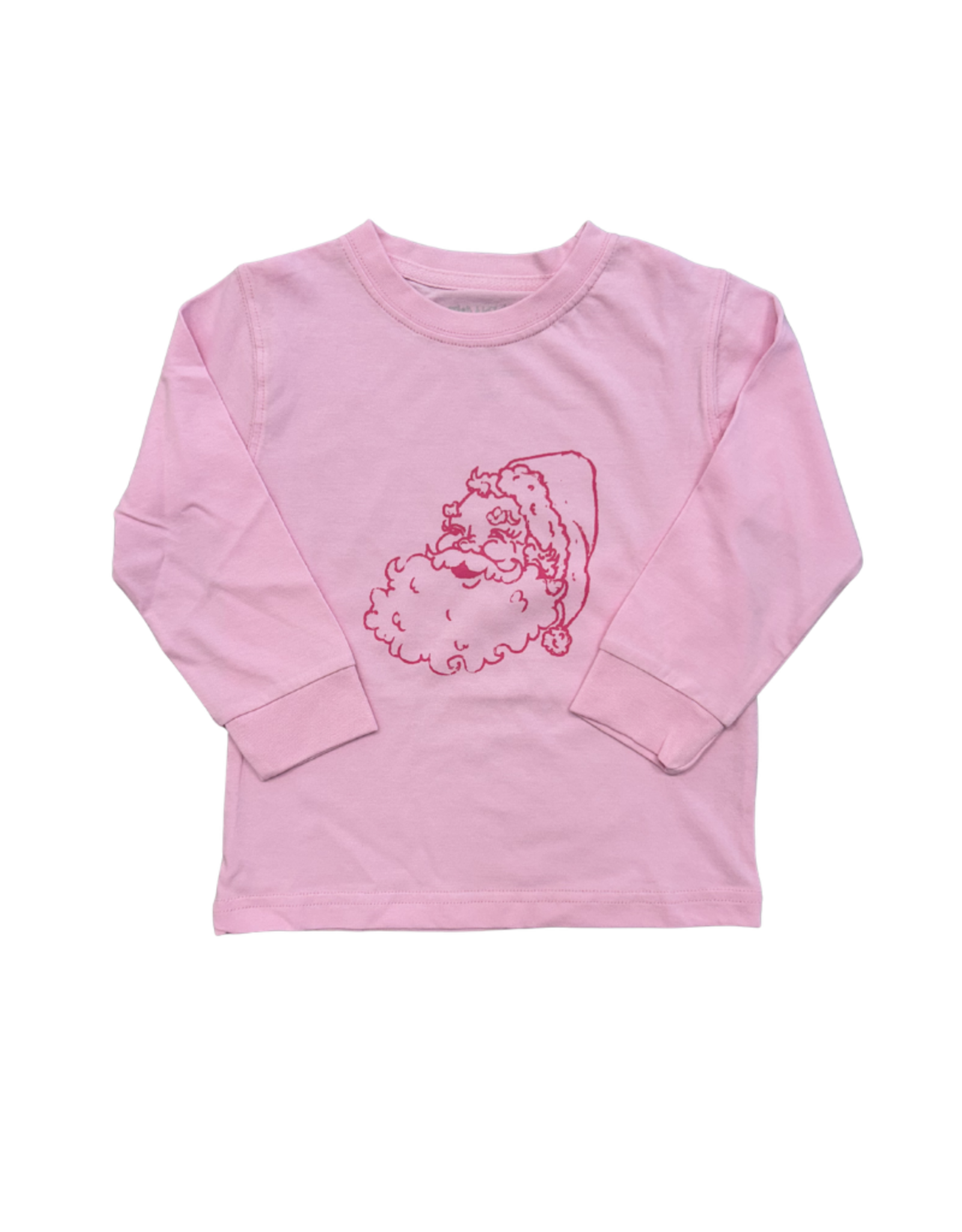 Mustard & Ketchup Light Pink Santa LS T-Shirt