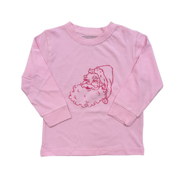 Mustard & Ketchup Light Pink Santa LS T-Shirt