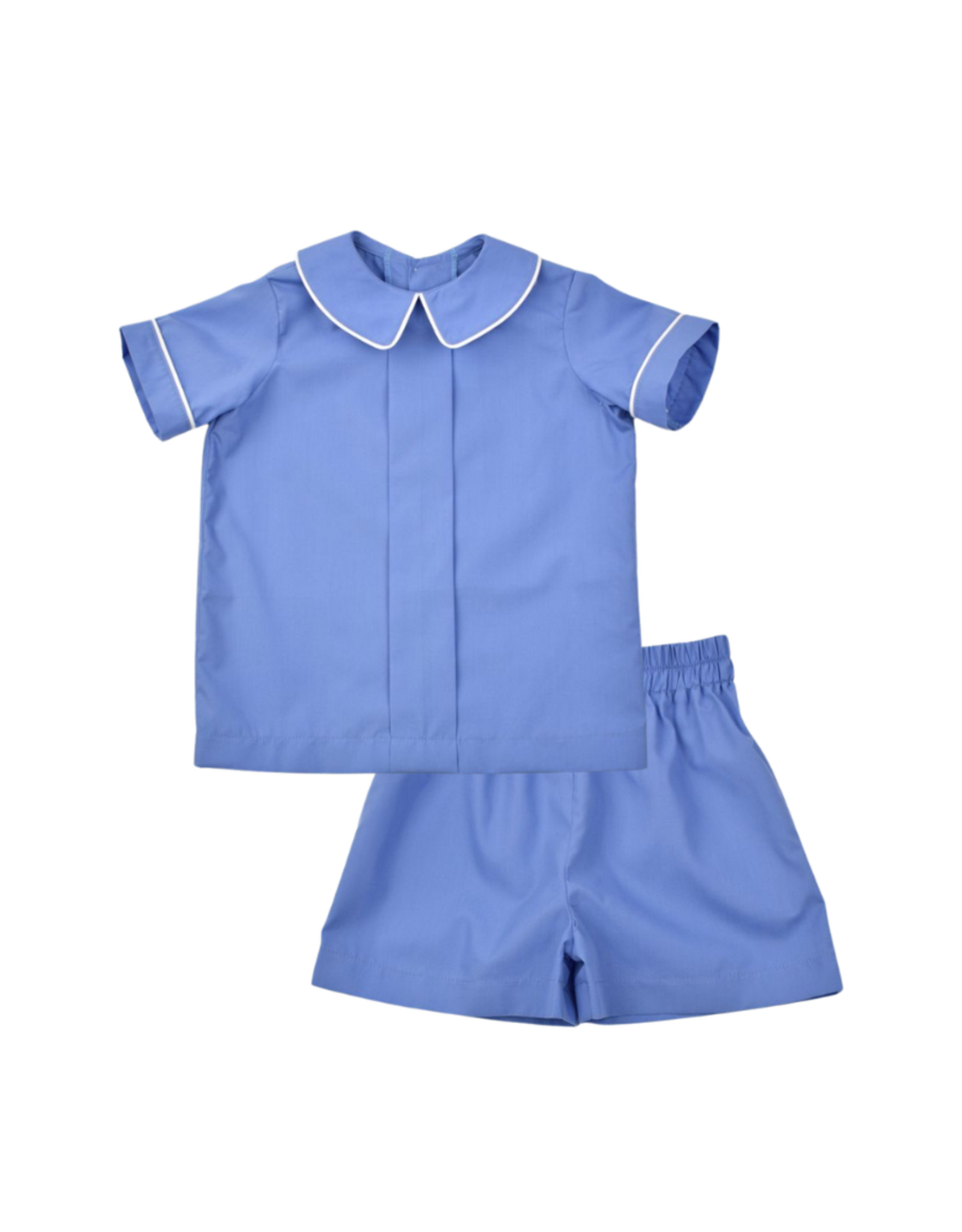 Funtasia Too Pleat Front Short Set, Ceil Blue