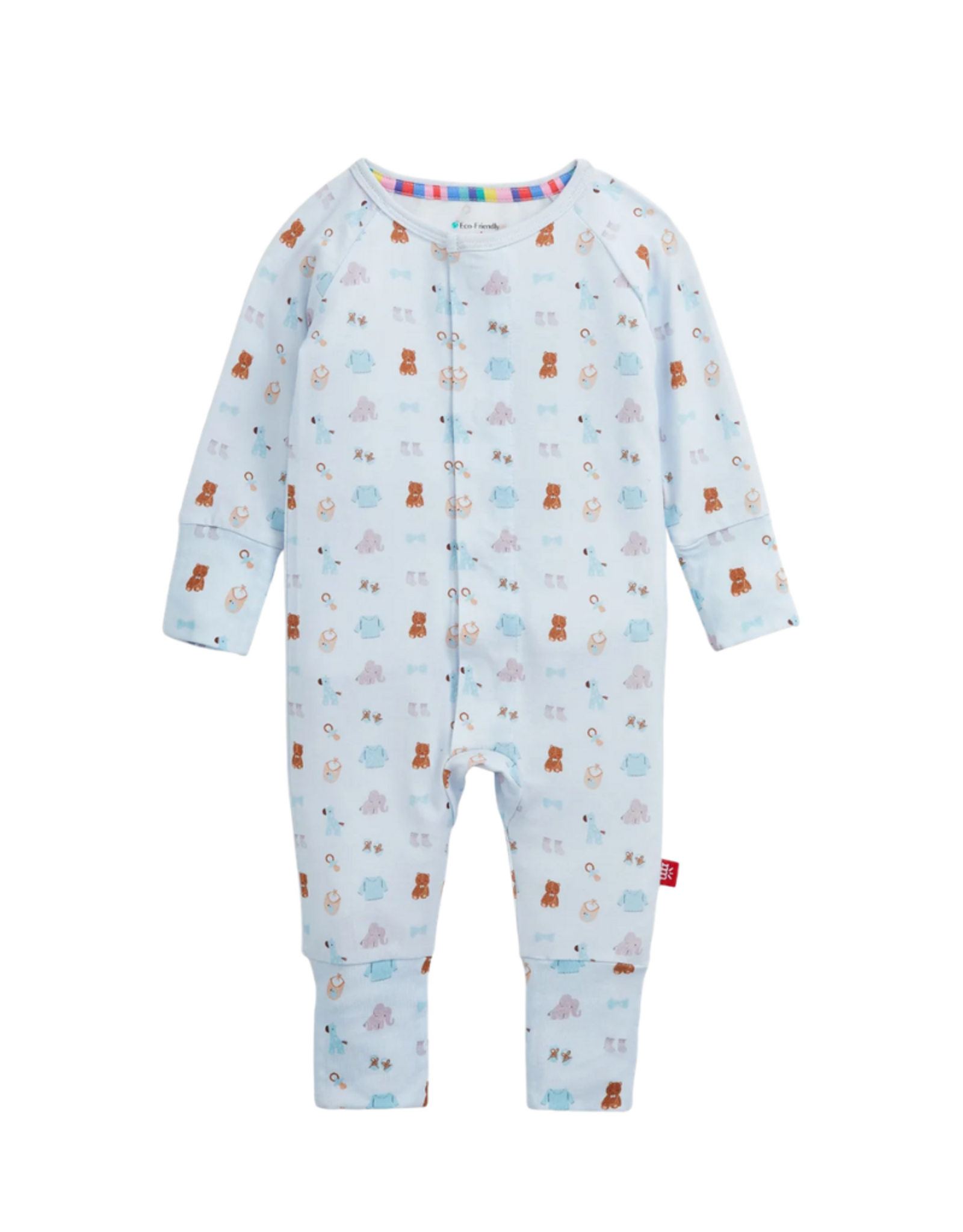 Magnetic Me Nursery Nostalgia Blue Modal Footie