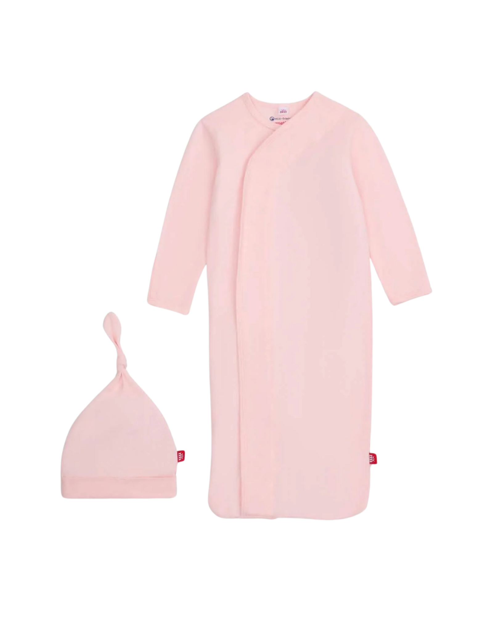 Magnetic Me Pink Dogwood Gown & Hat Set NB-3M
