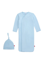 Magnetic Me Baby Blue Gown & Hat Set NB/3M