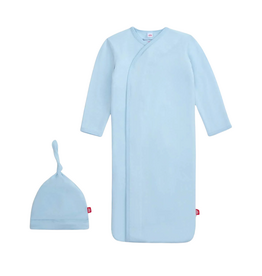 Magnetic Me Baby Blue Gown & Hat Set NB/3M