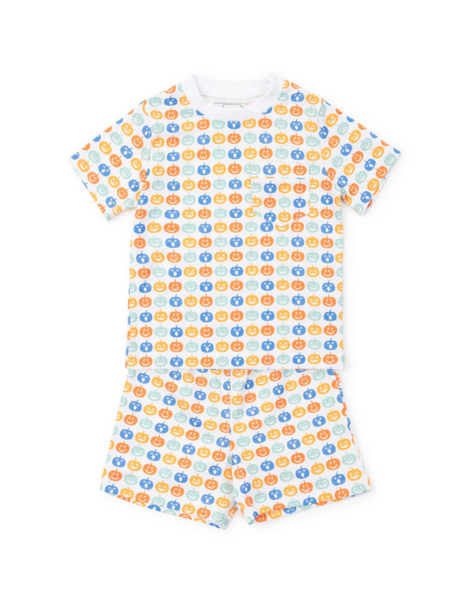 Lila + Hayes Charles Short Set, Preppy Pumpkins Cool