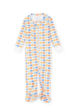 Lila + Hayes Parker Zipper Pajamas, Preppy Pumpkins Cool