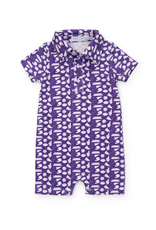 Lila + Hayes Tripp Polo Shortall, Pep Rally Purple