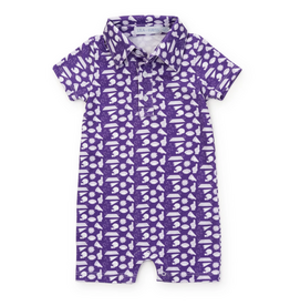 Lila + Hayes Tripp Polo Shortall, Pep Rally Purple