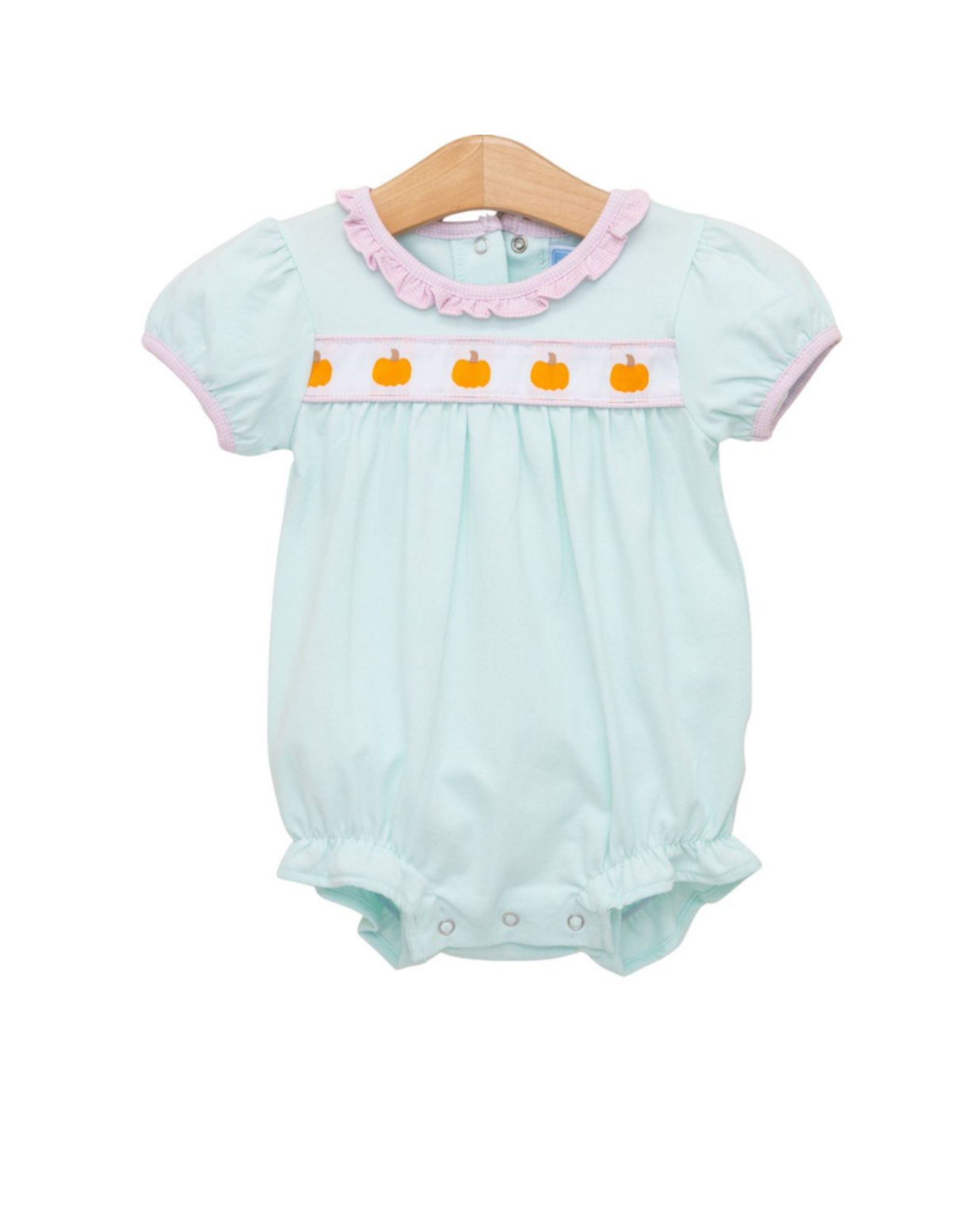 Trotter Street Kids Pumpkin Rowe Ruffle Bubble