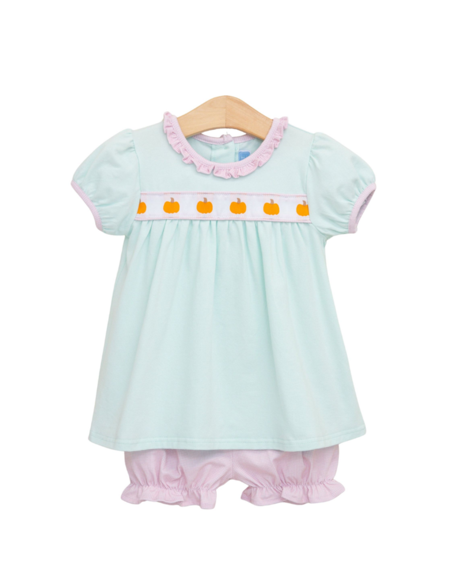 Trotter Street Kids Pumpkin Rowe Bloomer Set
