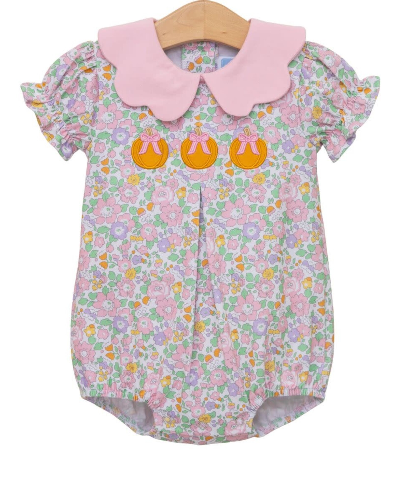 Trotter Street Kids Pumpkin Floral Bubble