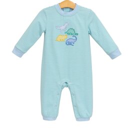 Trotter Street Kids Dino Romper, LS