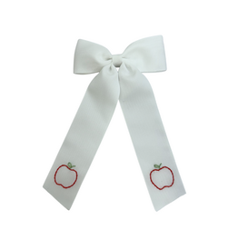 Hallie Sobie Co. Hand Stitched Bow, Apples