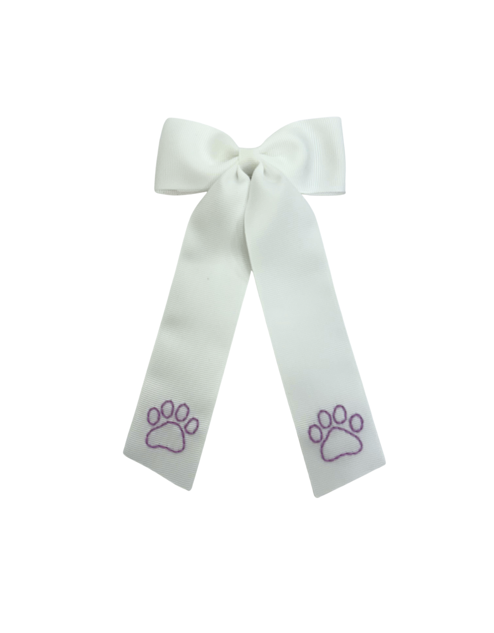 Hallie Sobie Co. Hand Stitched Bow, Tiger Paws