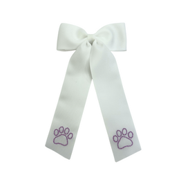 Hallie Sobie Co. Hand Stitched Bow, Tiger Paws