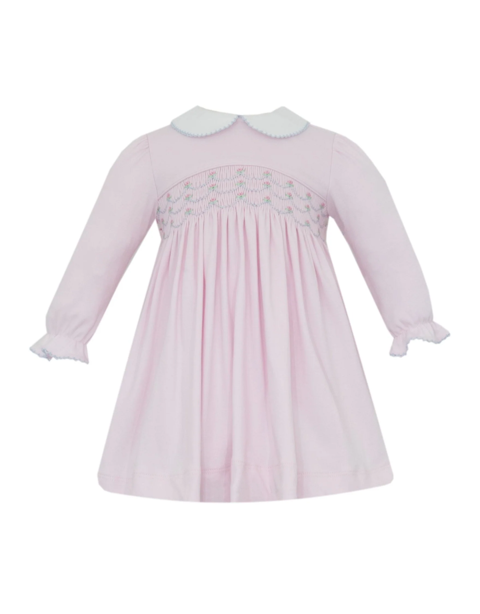Petit Bebe Ellie Pink LS Knit Dress