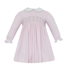 Petit Bebe Ellie Pink LS Knit Dress