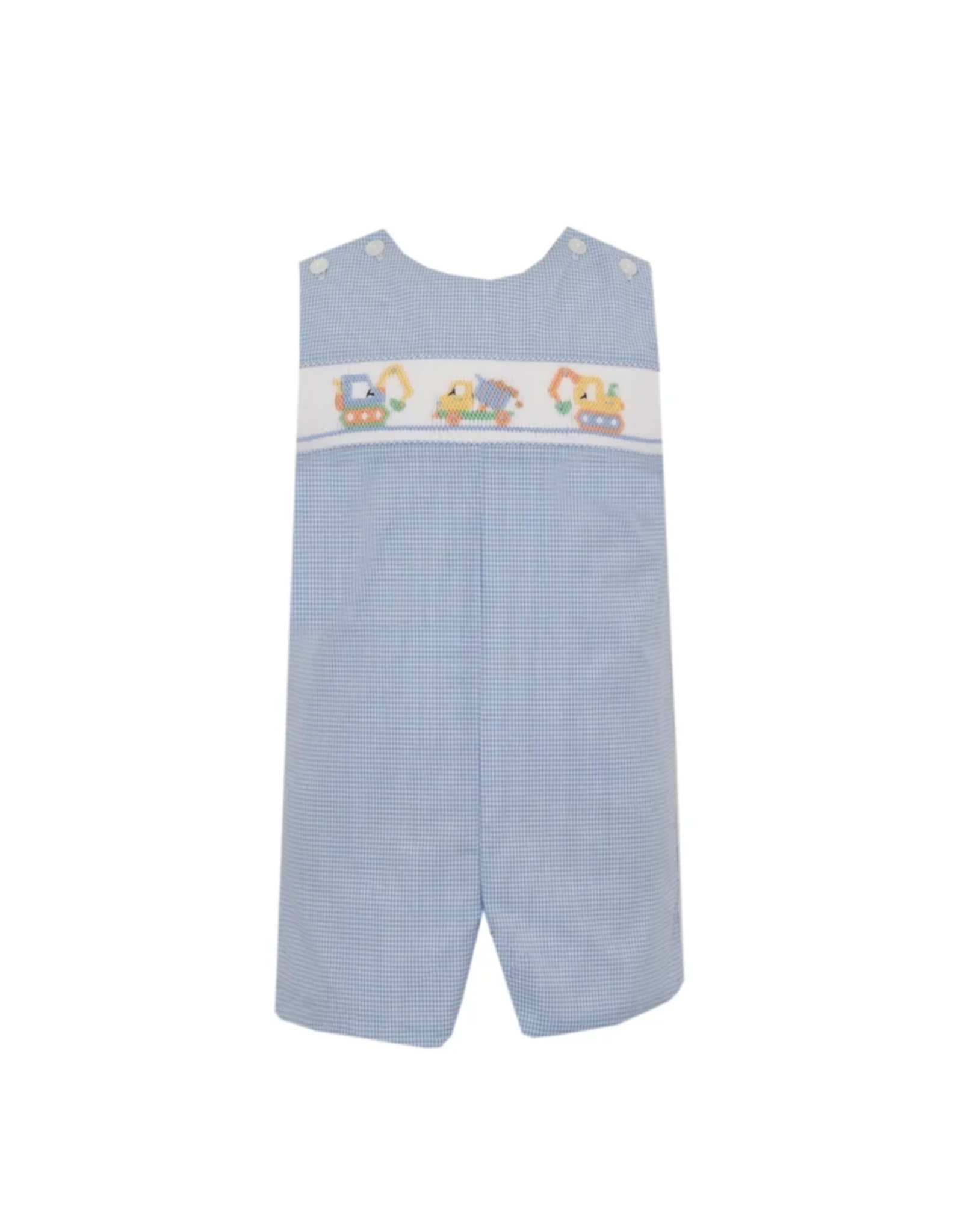 Petit Bebe Blue Gingham Jon Jon, Trucks