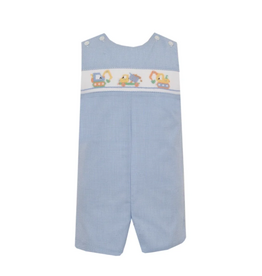 Petit Bebe Blue Gingham Jon Jon, Trucks