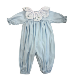 Auraluz Blue Rosebud Knit Ruffle Collar Converter