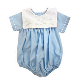 Auraluz Blue Bubble Blue Car, Square Collar