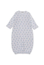 Kissy Kissy Gingham Rockers PRT Conv Gown, Lt Blue
